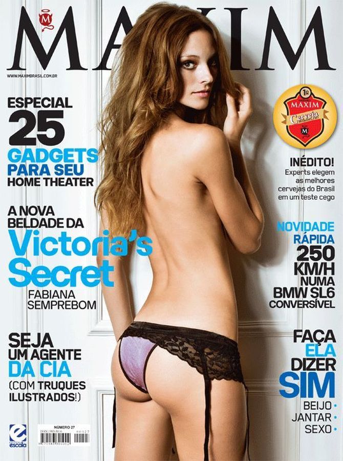 MAXIM (Br) magazine side cover  April 2011