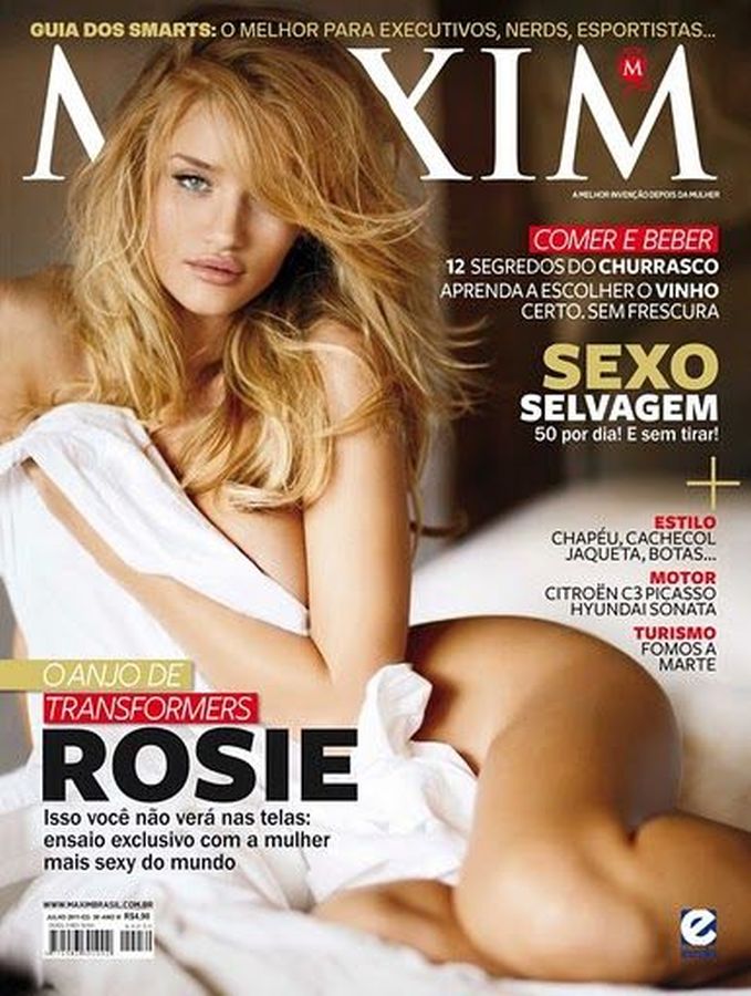 MAXIM (Br) magazine side cover  July 2011