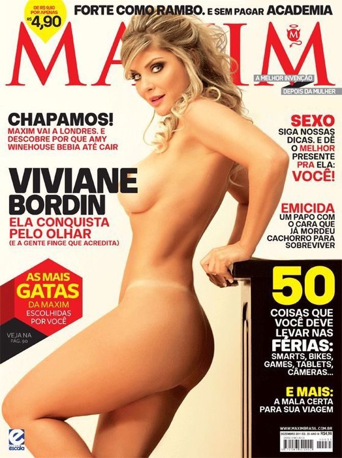 MAXIM (Br) magazine side cover  December 2011