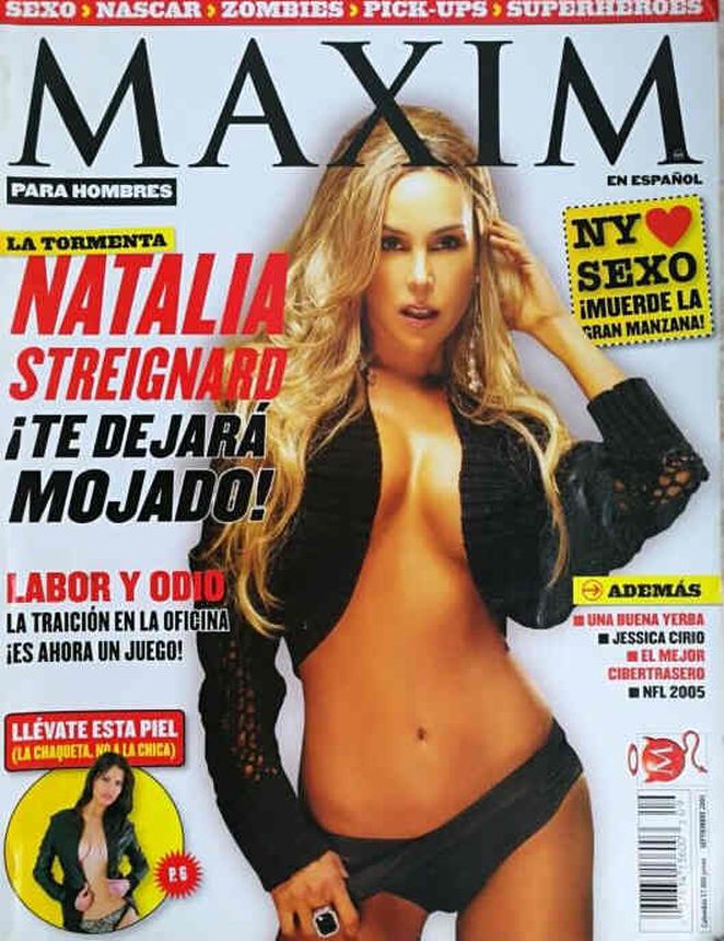 MAXIM COLOMBIA magazine side cover  September 2005
