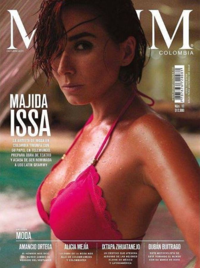 MAXIM COLOMBIA magazine side cover  October 2017