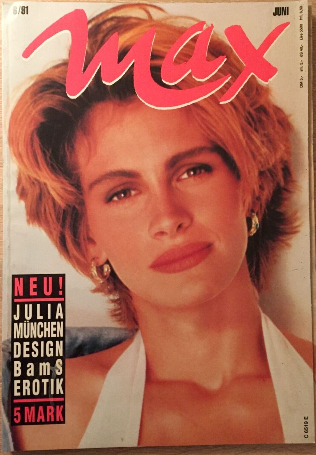 MAX (DE) magazine side cover  June 1991