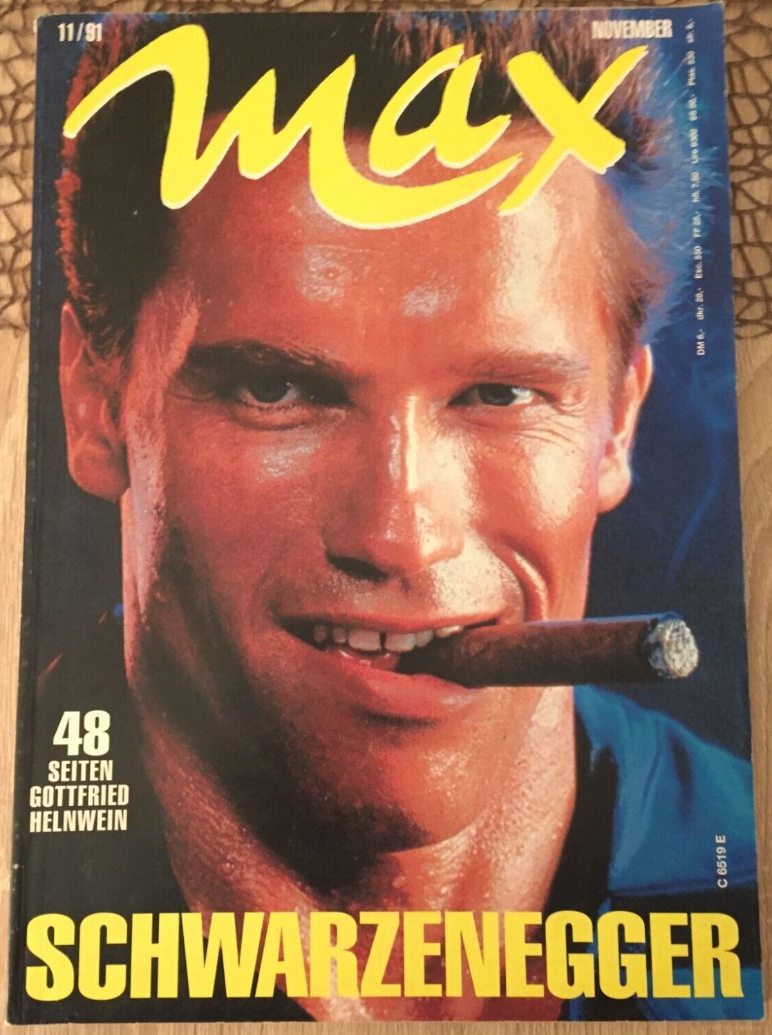 MAX (DE) magazine side cover  November 1991