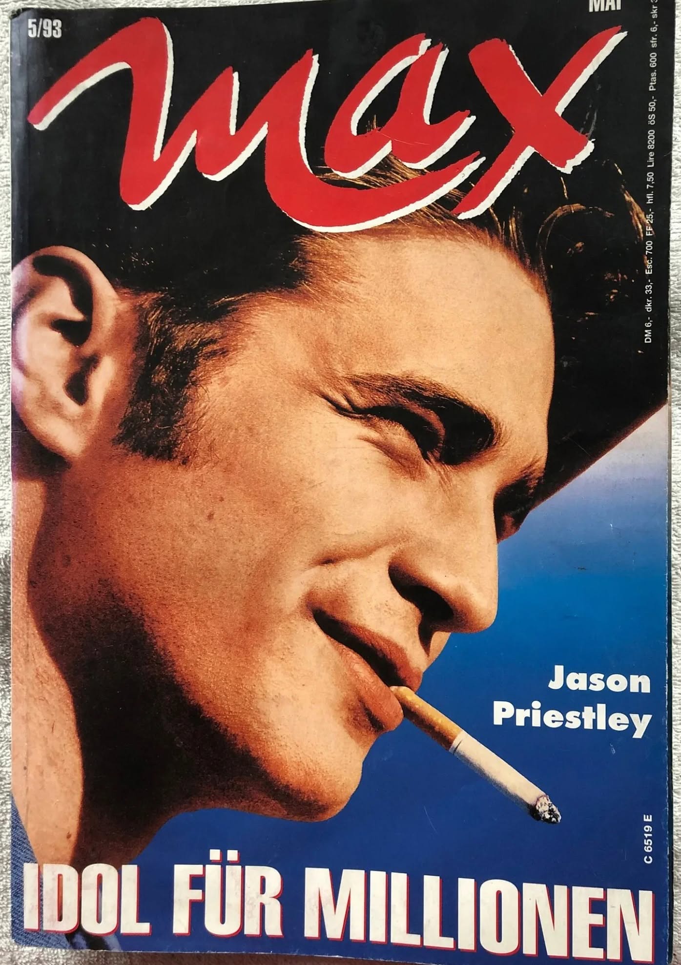 MAX (DE) magazine side cover  May 1993
