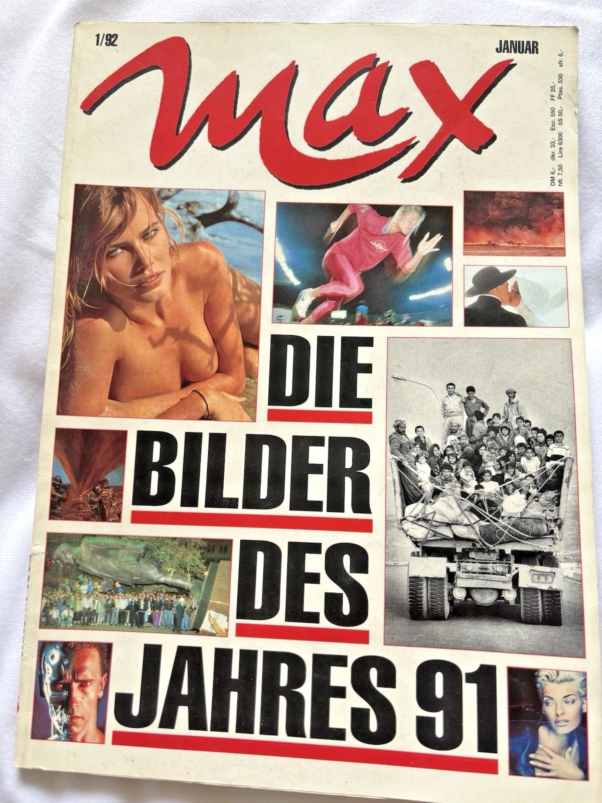 MAX (DE) magazine side cover  January 1992