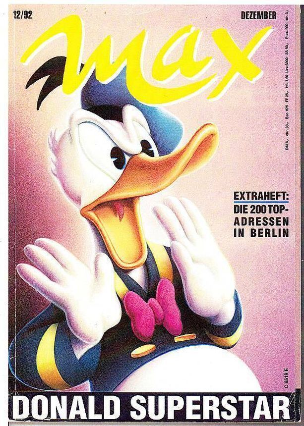 MAX (DE) magazine side cover  December 1992