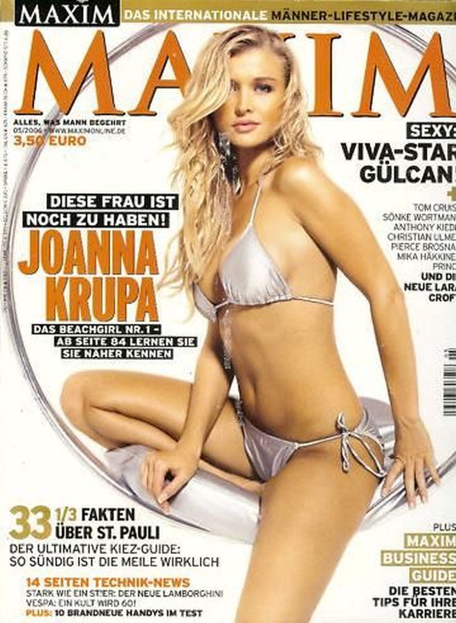 MAXIM GERMANY magazine side cover  May 2006