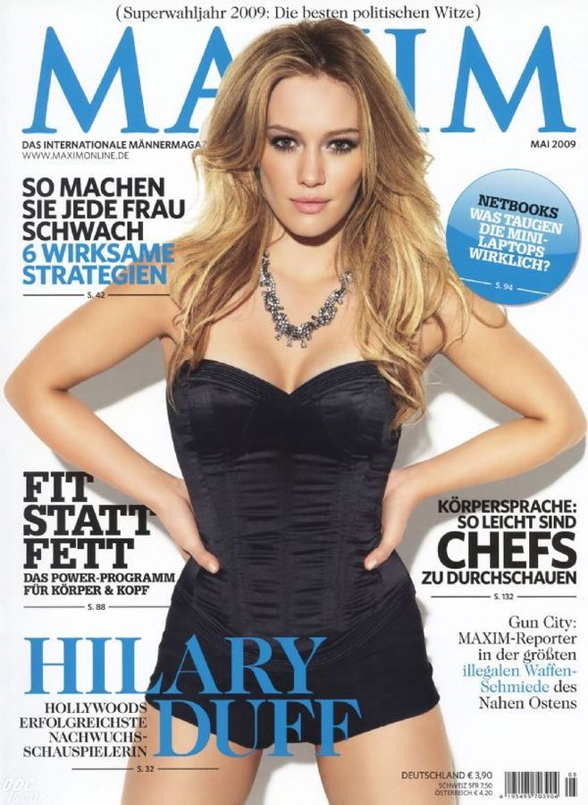 MAXIM GERMANY magazine side cover  May 2009
