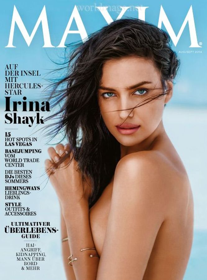 MAXIM GERMANY magazine side cover  August/September 2014