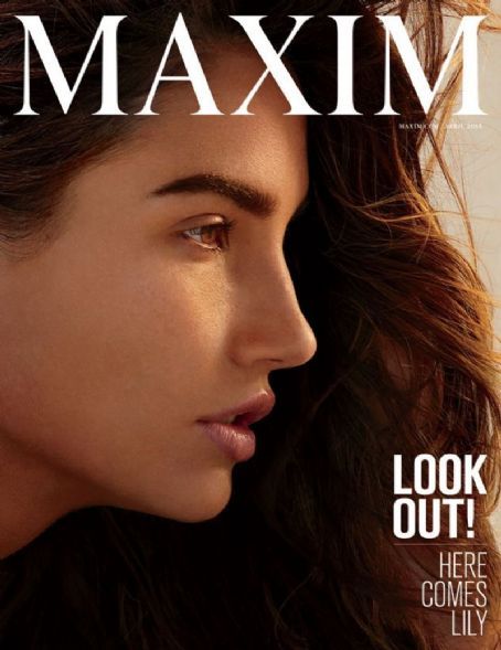 MAXIM magazine side cover Issue 202 April 2015