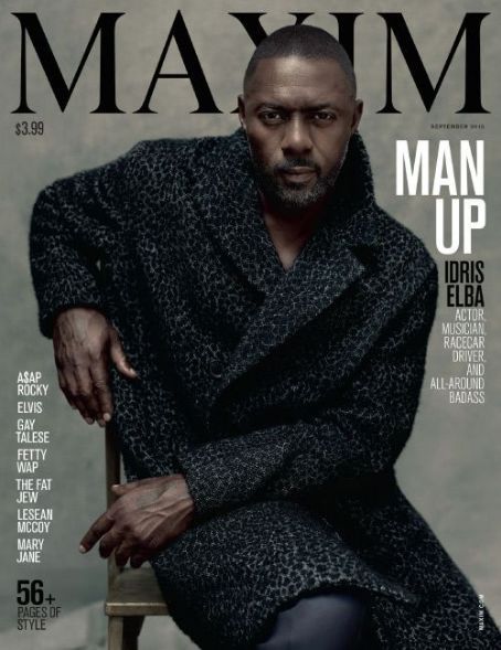 MAXIM magazine side cover Issue 206 September 2015