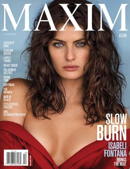MAXIM magazine side cover Issue 207 October 2015