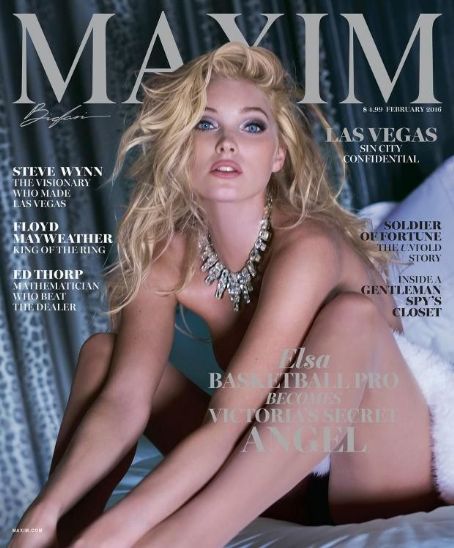 MAXIM magazine side cover Issue 210 February 2016