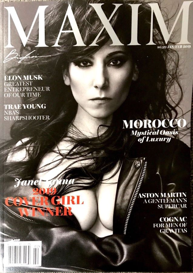 MAXIM magazine side cover Issue 236  January/February 2019