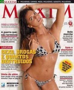 MAXIM (Br) magazine side cover February 2009