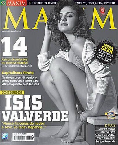 MAXIM (Br) magazine side cover December 2009