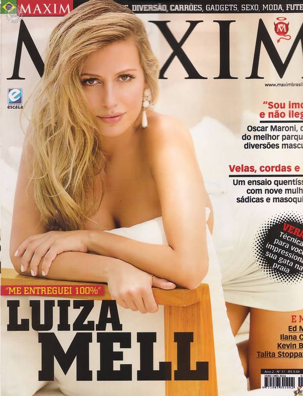 MAXIM (Br) magazine side cover Issue 17 February 2010