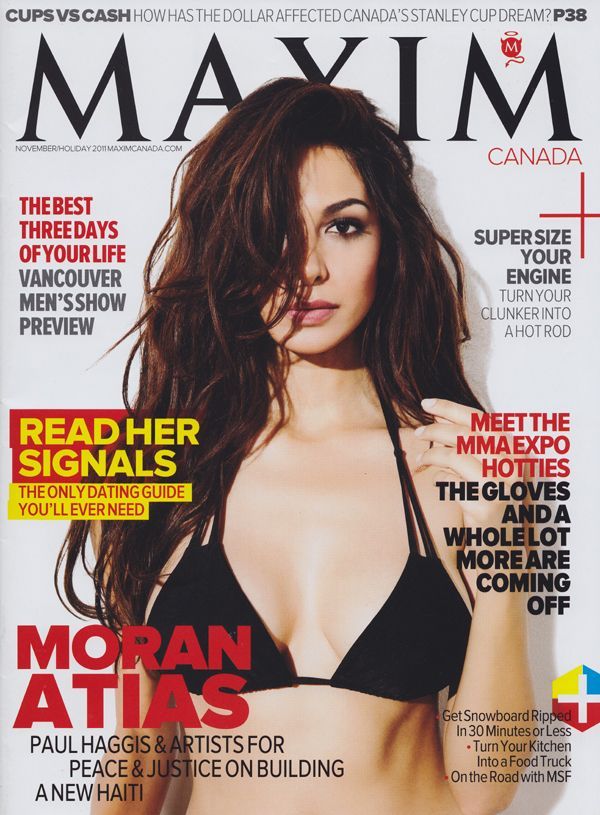 MAXIM (Ca) magazine side cover Holiday/November 2011