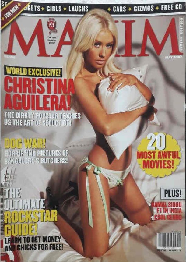 MAXIM (In) magazine side cover May 2007