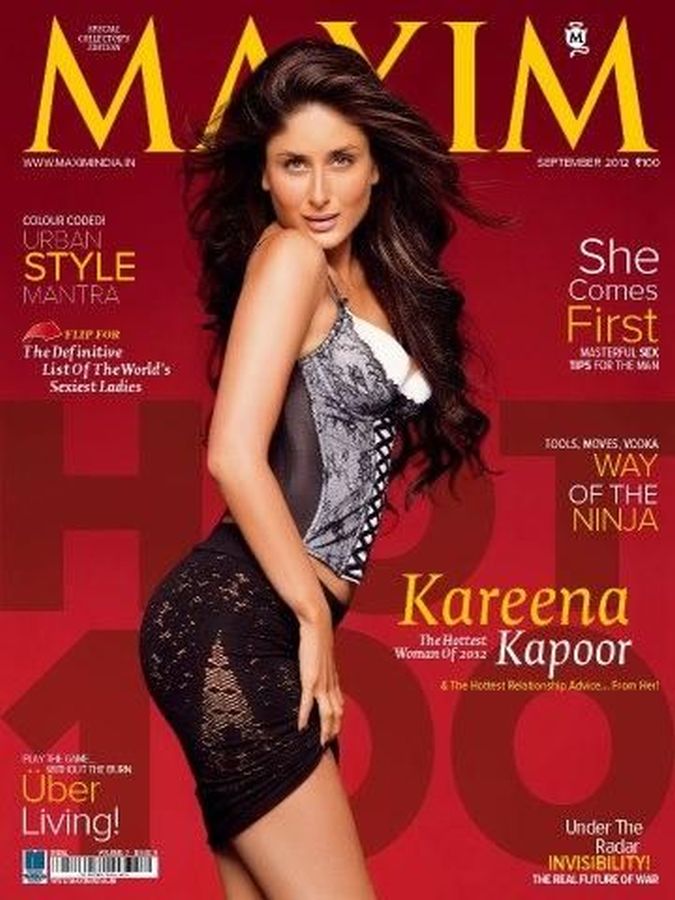 MAXIM (In) magazine side cover September 2012