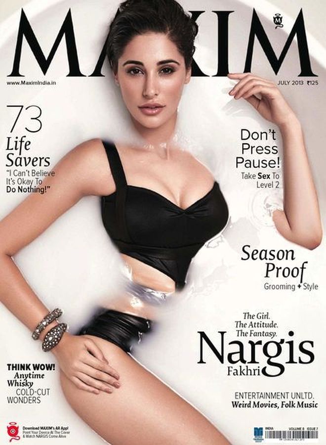 MAXIM (In) magazine side cover July 2013