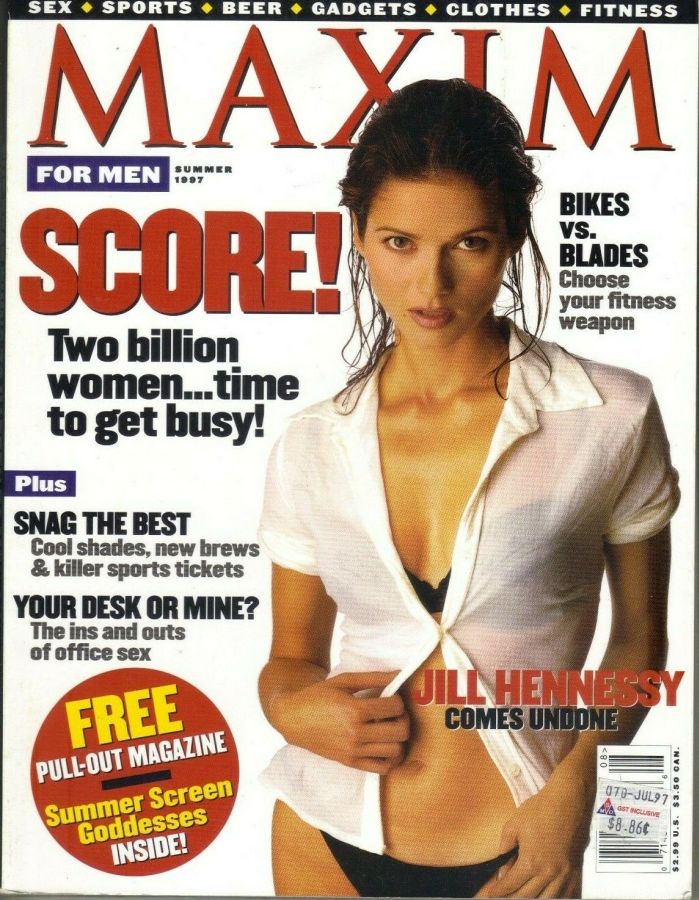 MAXIM magazine side cover Issue 2 July/August 1997