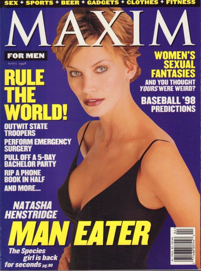 MAXIM magazine side cover Issue 7 April 1998