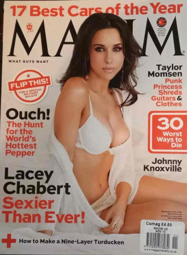 MAXIM magazine side cover Issue 188 November 2013