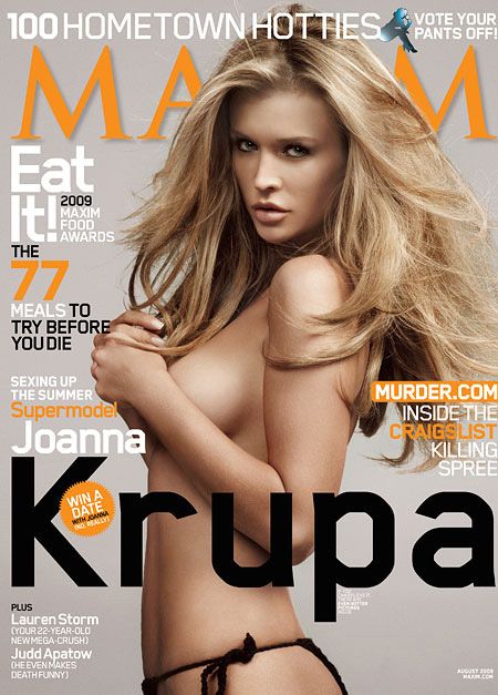 MAXIM magazine side cover Issue 140 August 2009