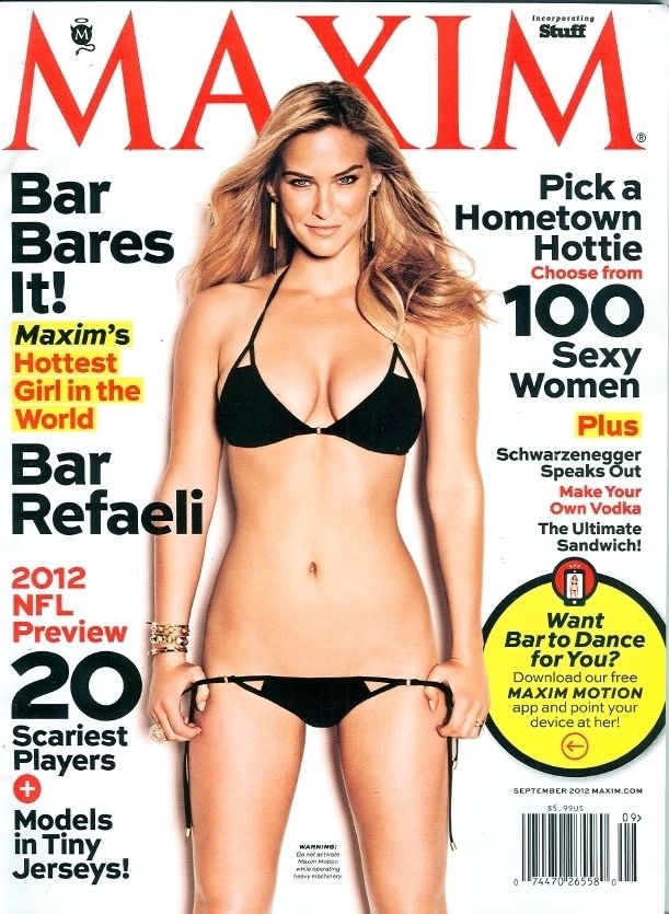 MAXIM magazine side cover Issue 176 September 2012