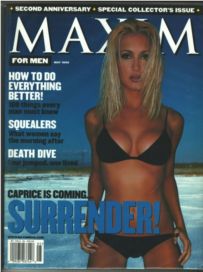 MAXIM magazine side cover Issue 18 May 1999