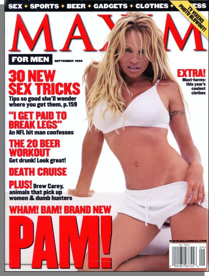 MAXIM magazine side cover Issue 21 September 1999
