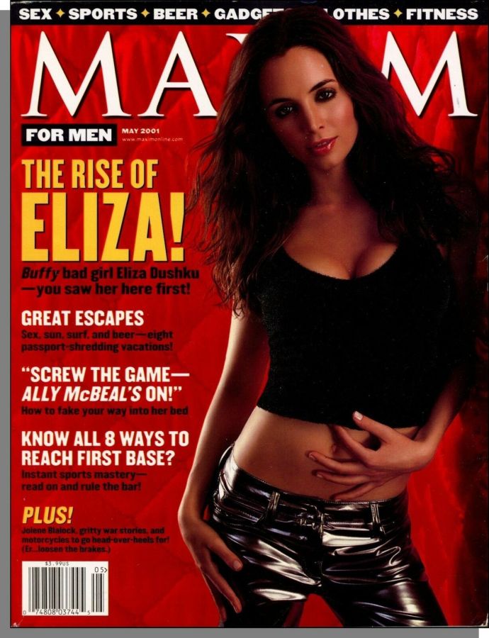MAXIM magazine side cover Issue 41 May 2001