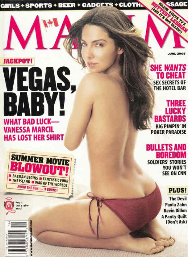 MAXIM magazine side cover Issue 90 June 2005