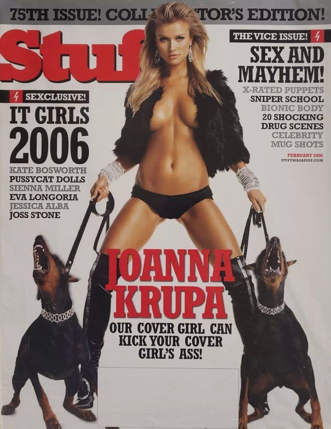 MAXIM magazine side cover Issue 98 February 2006