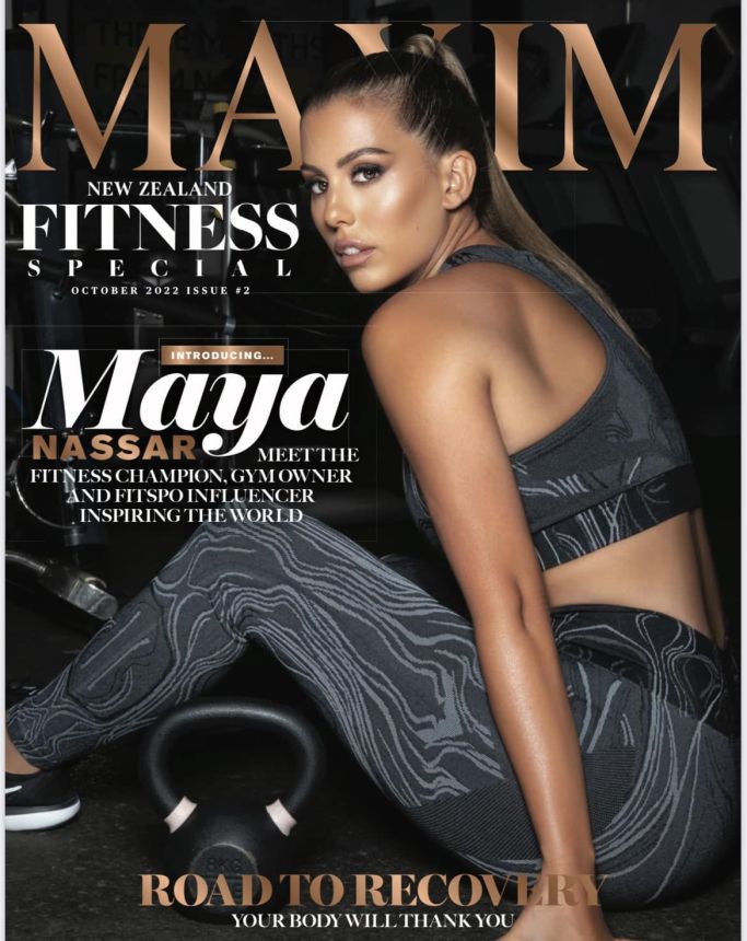 MAXIM NEW ZEALAND magazine side cover  October 2022
