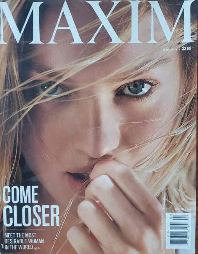 MAXIM SOUTH AFRICA magazine side cover  March 2015