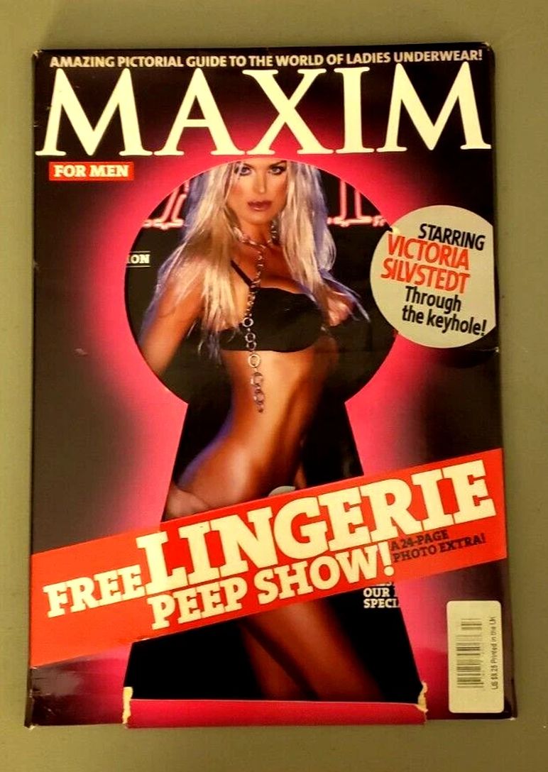 MAXIM (UK) magazine side cover  March 2003