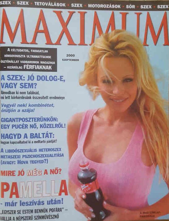 MAXIMUM magazine side cover  September 2000