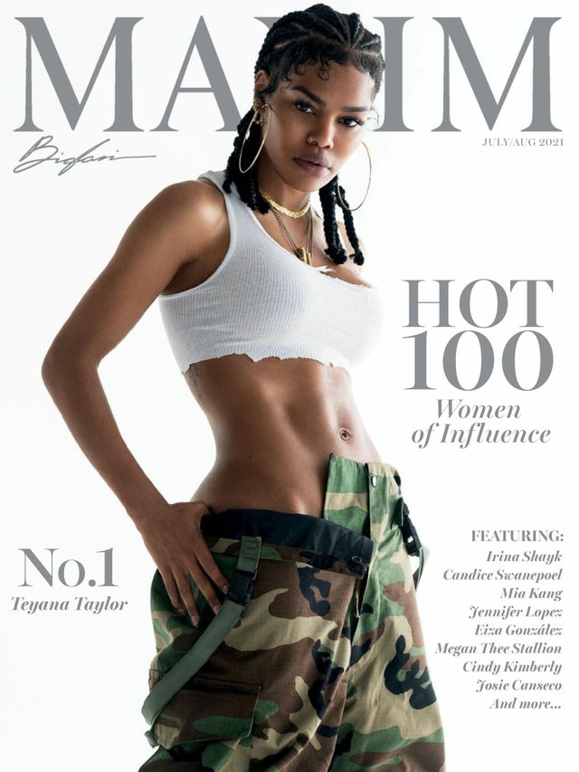MAXIM magazine side cover  July/August 2021