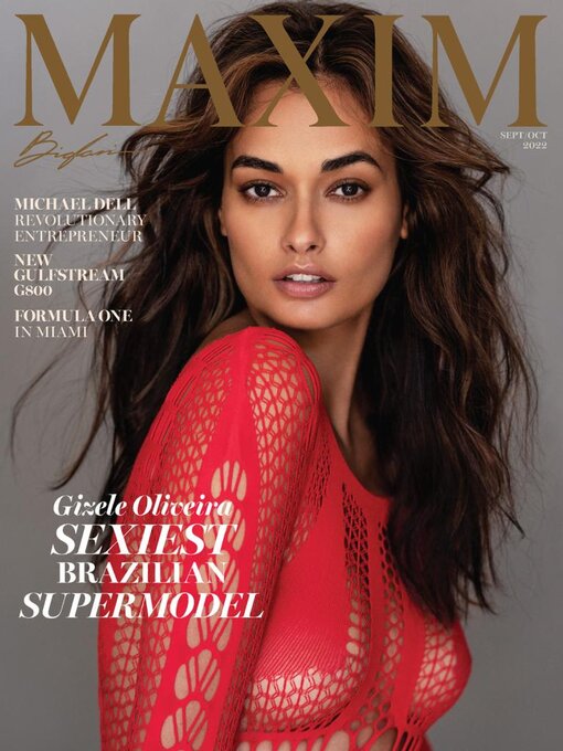 MAXIM magazine side cover  September/October 2022