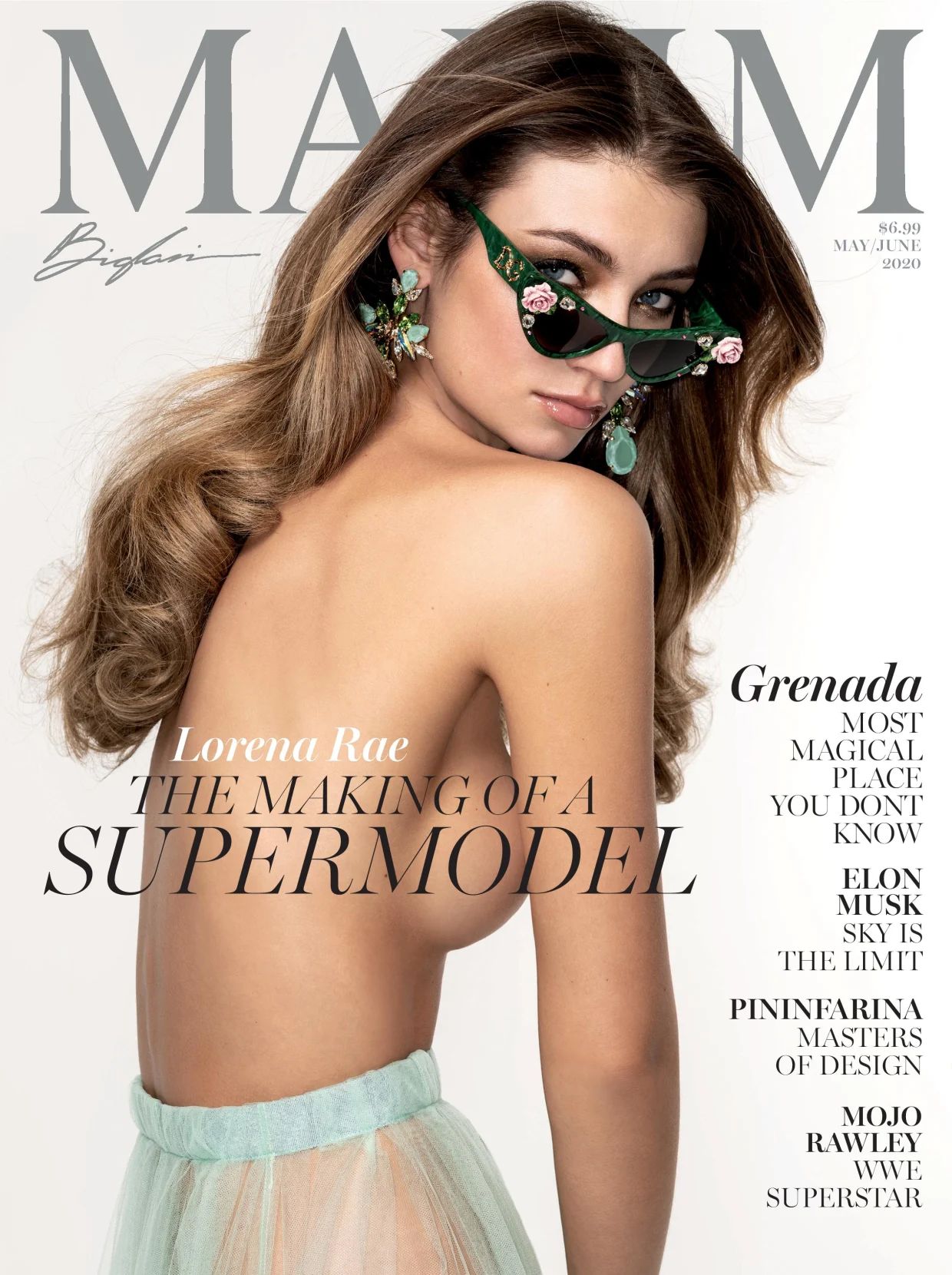 MAXIM magazine side cover Issue 244  May/June 2020