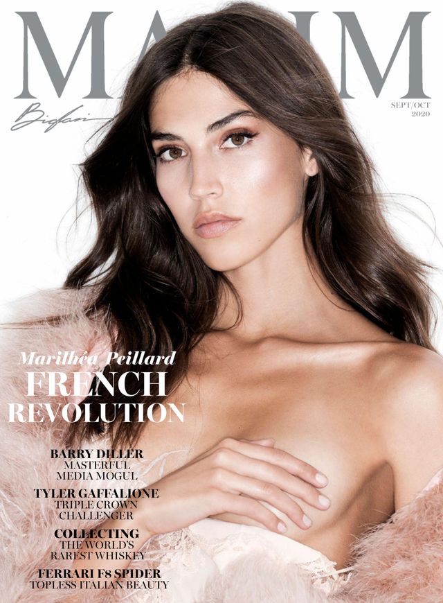 MAXIM magazine side cover Issue 246  September/October 2020