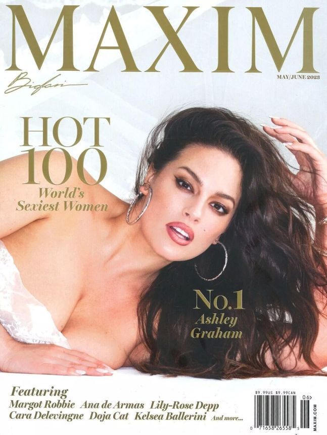 MAXIM magazine side cover  May/June 2023
