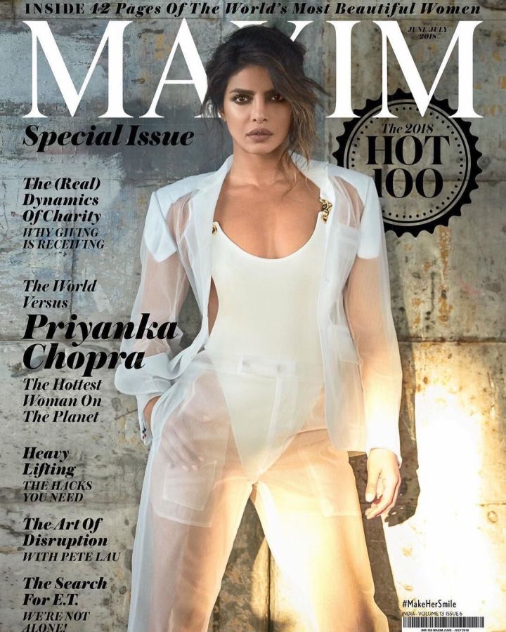 MAXIM (In) magazine side cover  June/July 2018