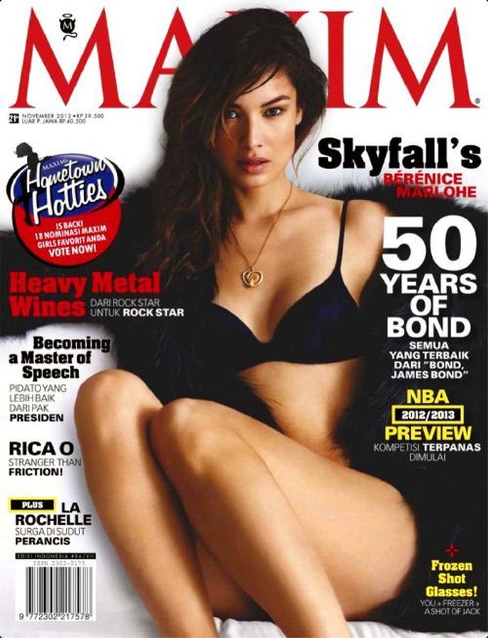 MAXIM (Indonesia) magazine side cover  November 2012