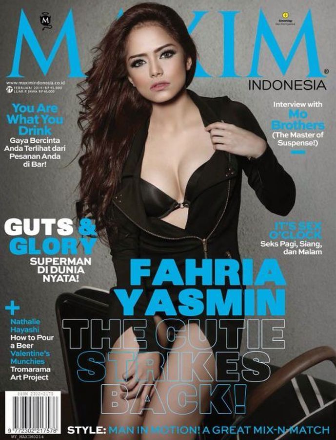 MAXIM (Indonesia) magazine side cover  February 2014