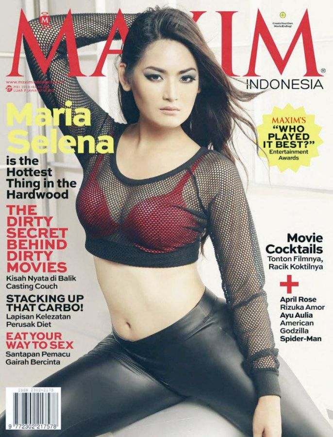 MAXIM (Indonesia) magazine side cover  May 2014