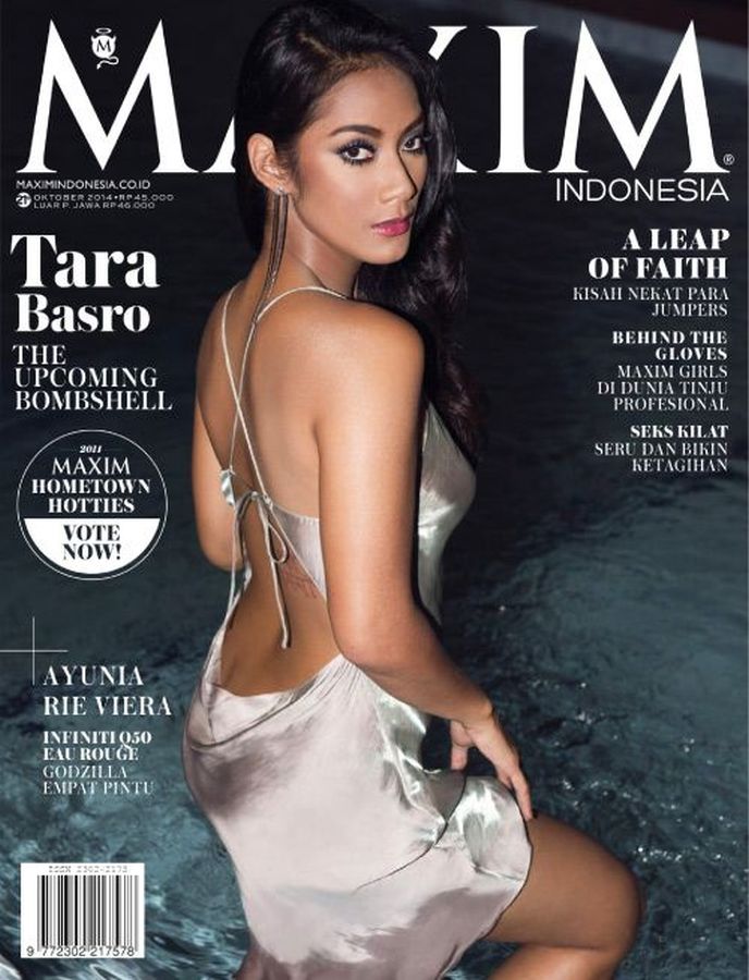 MAXIM (Indonesia) magazine side cover  October 2014
