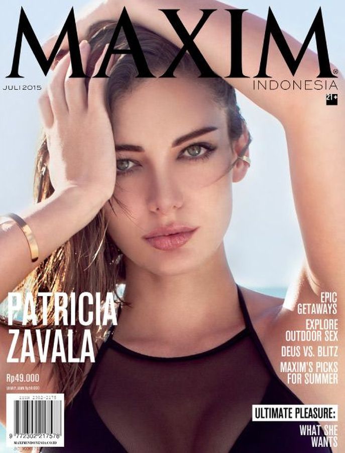 MAXIM (Indonesia) magazine side cover  July 2015